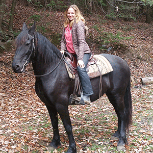 Ariel Sweeley, co-owner and senior ranch coordinator.